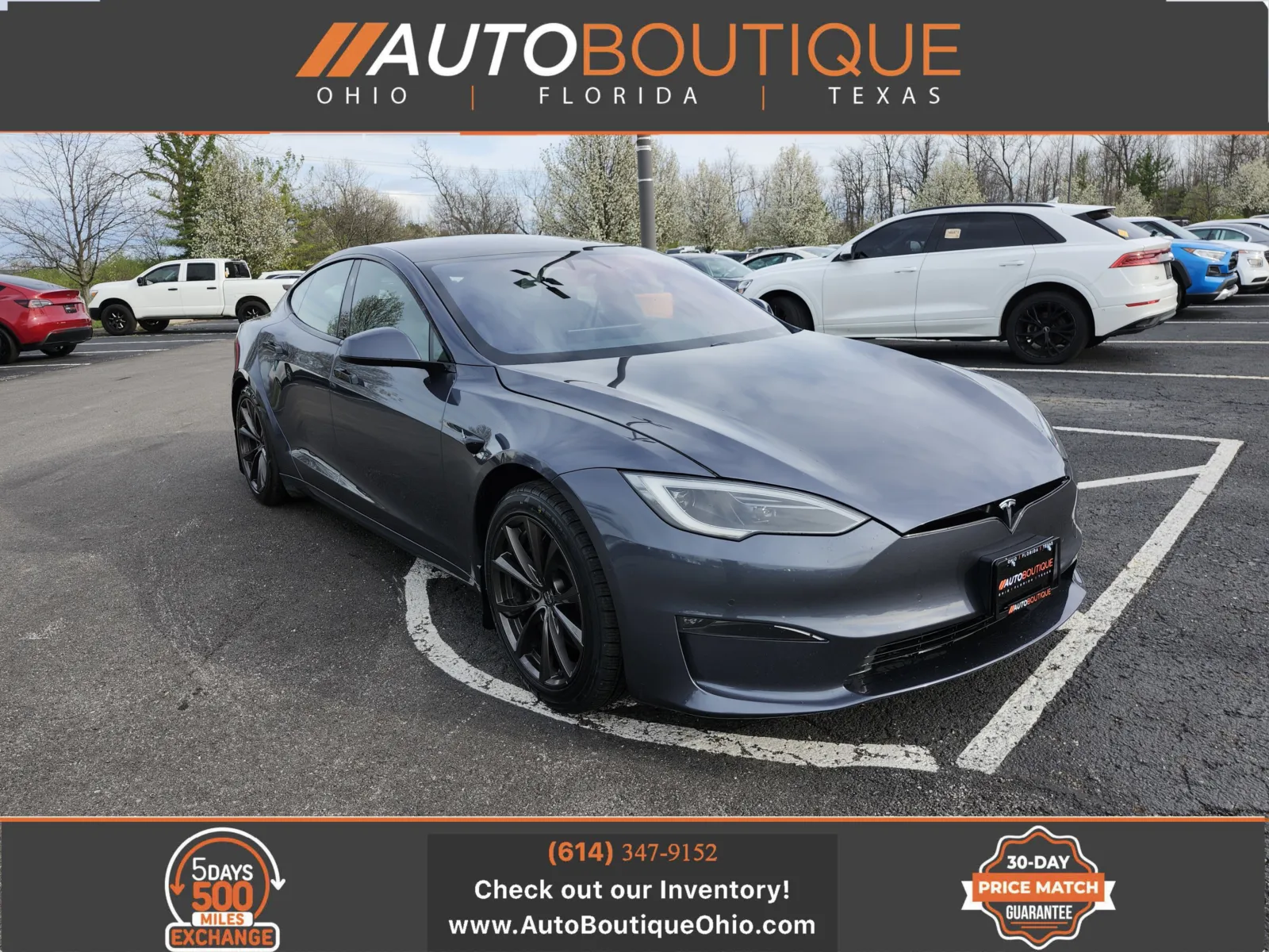 Gray 2022 Tesla Model S for sale in Columbus, OH