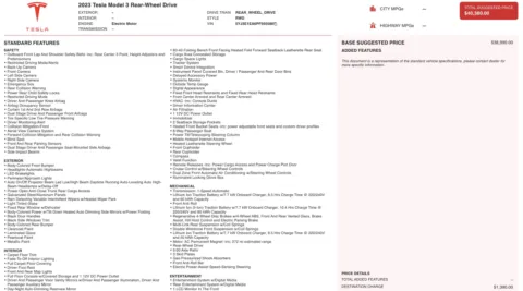 Photos of 2023 Tesla Model 3 for sale in Columbus, OH at Auto Boutique Ohio