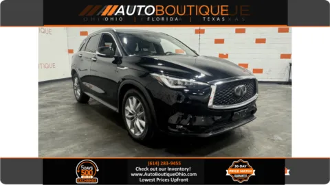 Black 2021 INFINITI QX50 LUXE for sale in Columbus, OH