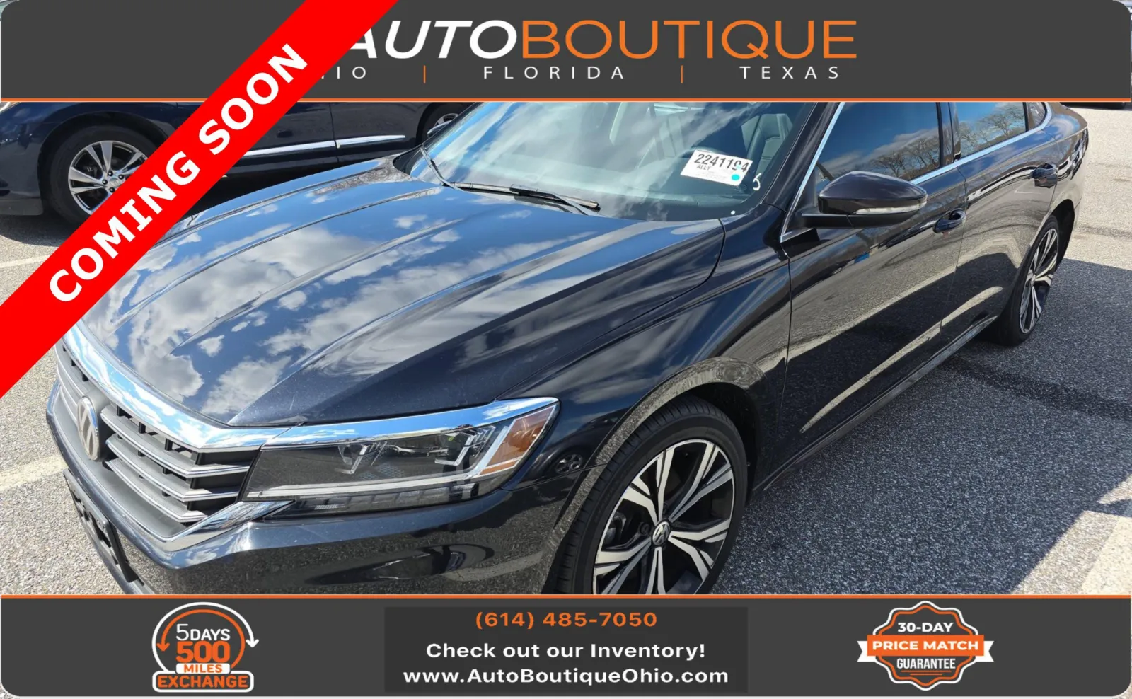 Black 2021 Volkswagen Passat 2.0T SE for sale in Columbus, OH