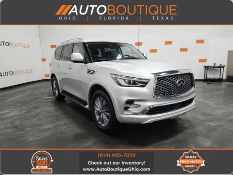 Silver 2023 INFINITI QX80 LUXE for sale in Columbus, OH