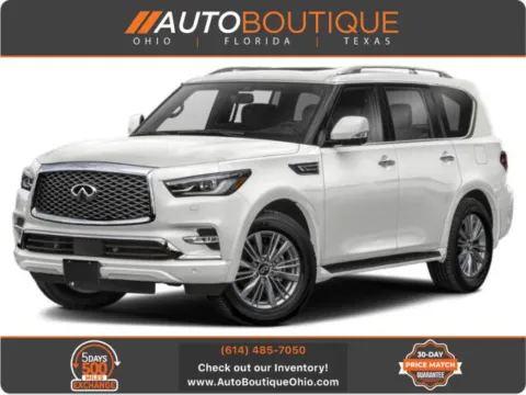 Silver 2023 INFINITI QX80 LUXE for sale in Columbus, OH