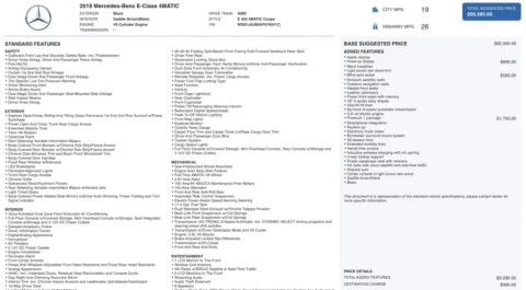 Photos of 2019 Mercedes-Benz E-Class E 450 for sale in Columbus, OH at Auto Boutique Ohio