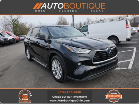 Black 2022 Toyota Highlander Hybrid Limited for sale in Columbus, OH
