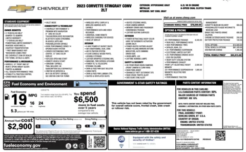 More photos of 2023 Chevrolet Corvette 2LT at Auto Boutique Ohio, OH