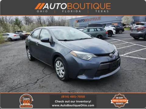 Black 2015 Toyota Corolla LE for sale in Columbus, OH