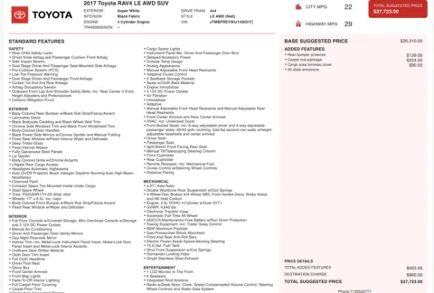 More photos of 2017 Toyota RAV4 LE at Auto Boutique Ohio, OH