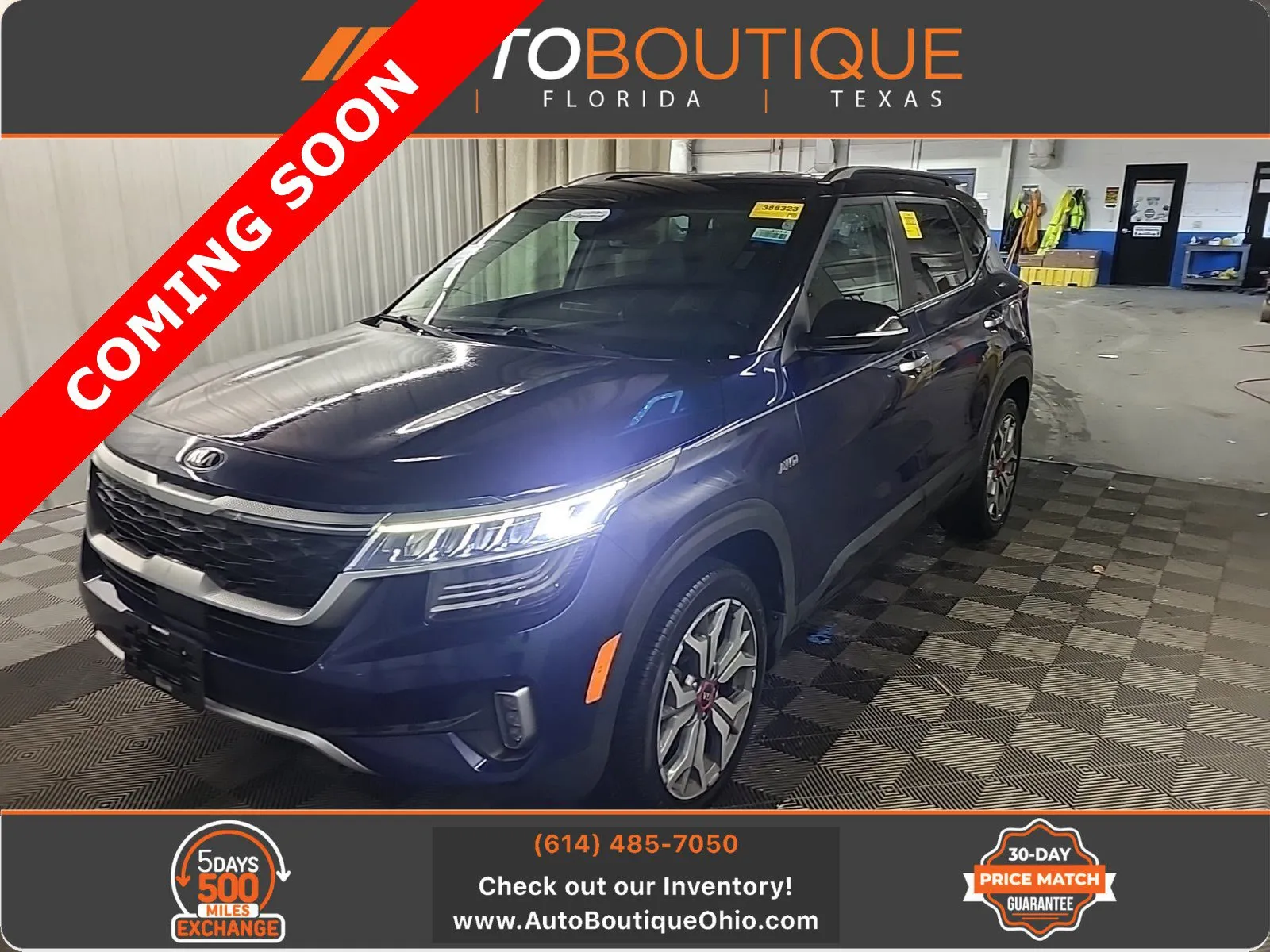 Blue 2021 Kia Seltos SX for sale in Columbus, OH