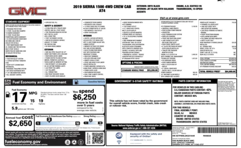 Photos of 2019 GMC Sierra 1500 AT4 for sale in Columbus, OH at Auto Boutique Ohio