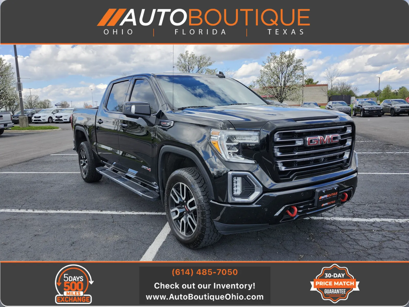 Black 2019 GMC Sierra 1500 AT4 for sale in Columbus, OH