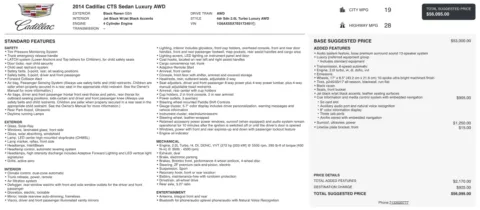 Photos of 2014 Cadillac CTS Sedan Luxury AWD for sale in Columbus, OH at Auto Boutique Ohio