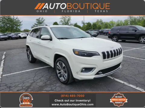 White 2019 Jeep Cherokee Overland for sale in Columbus, OH
