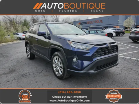 Blue 2021 Toyota RAV4 XLE Premium for sale in Columbus, OH