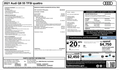 Photos of 2021 Audi Q8 Premium for sale in Columbus, OH at Auto Boutique Ohio