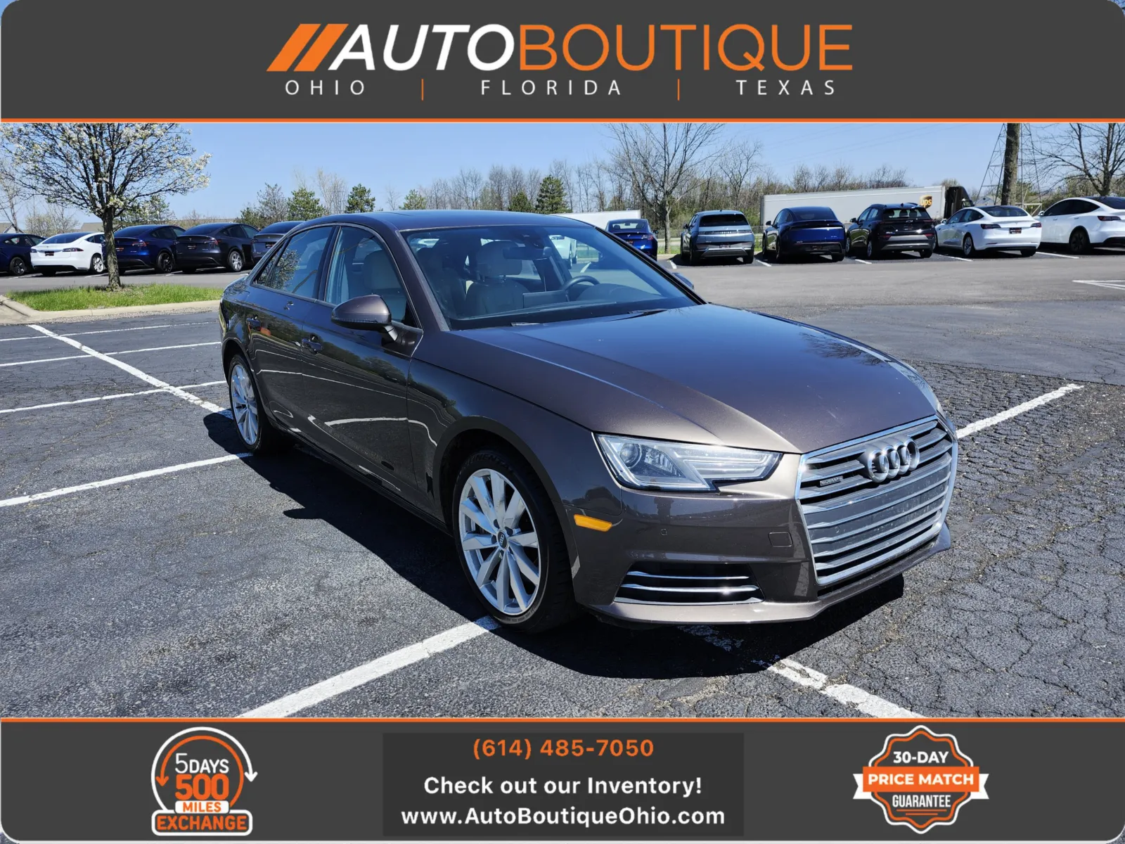 Brown 2017 Audi A4 Premium for sale in Columbus, OH