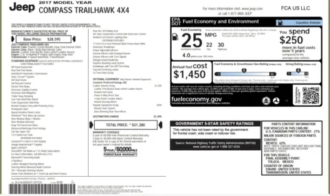 More photos of 2017 Jeep Compass Trailhawk at Auto Boutique Ohio, OH