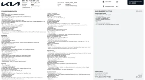 Photos of 2021 Kia Forte GT-Line for sale in Columbus, OH at Auto Boutique Ohio