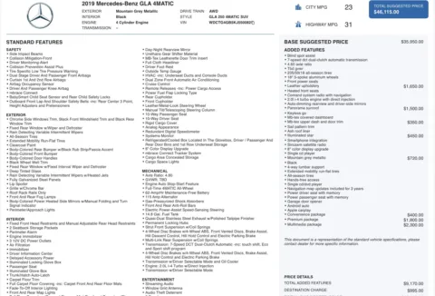 Photos of 2019 Mercedes-Benz GLA 250 for sale in Columbus, OH at Auto Boutique Ohio