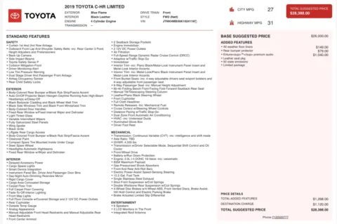 More photos of 2019 Toyota C-HR Limited at Auto Boutique Ohio, OH