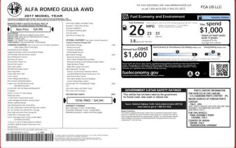 More photos of 2017 Alfa Romeo Giulia at Auto Boutique Ohio, OH