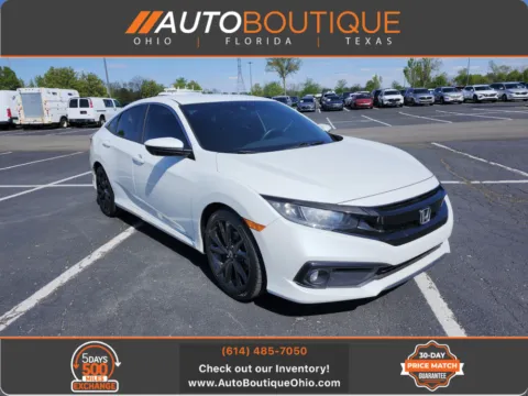 White 2020 Honda Civic Sedan Sport for sale in Columbus, OH