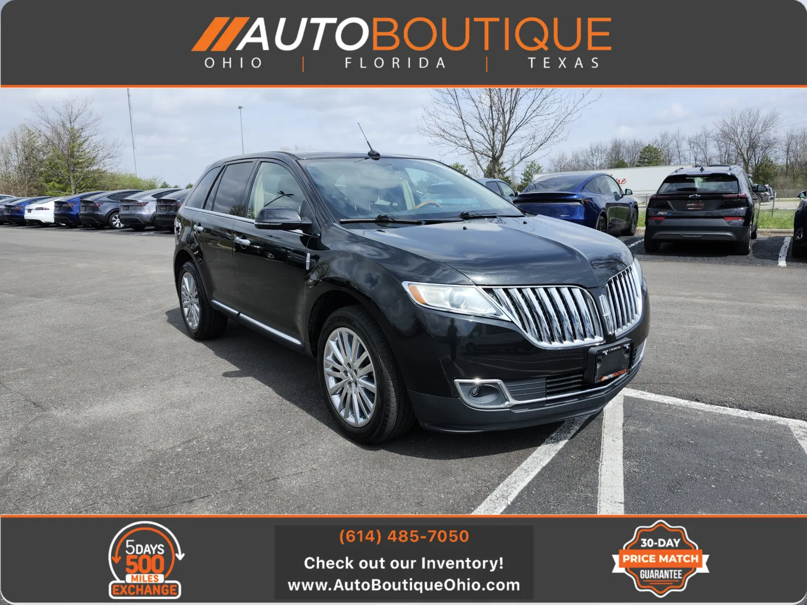 Black 2014 Lincoln MKX for sale in Columbus, OH