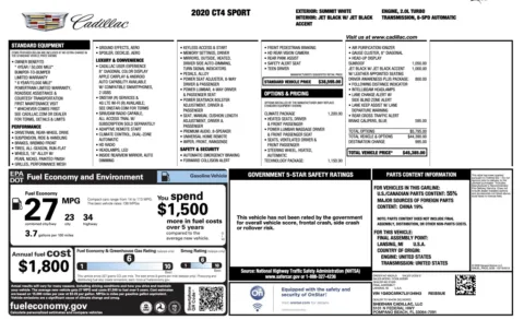 More photos of 2020 Cadillac CT4 Sport at Auto Boutique Ohio, OH