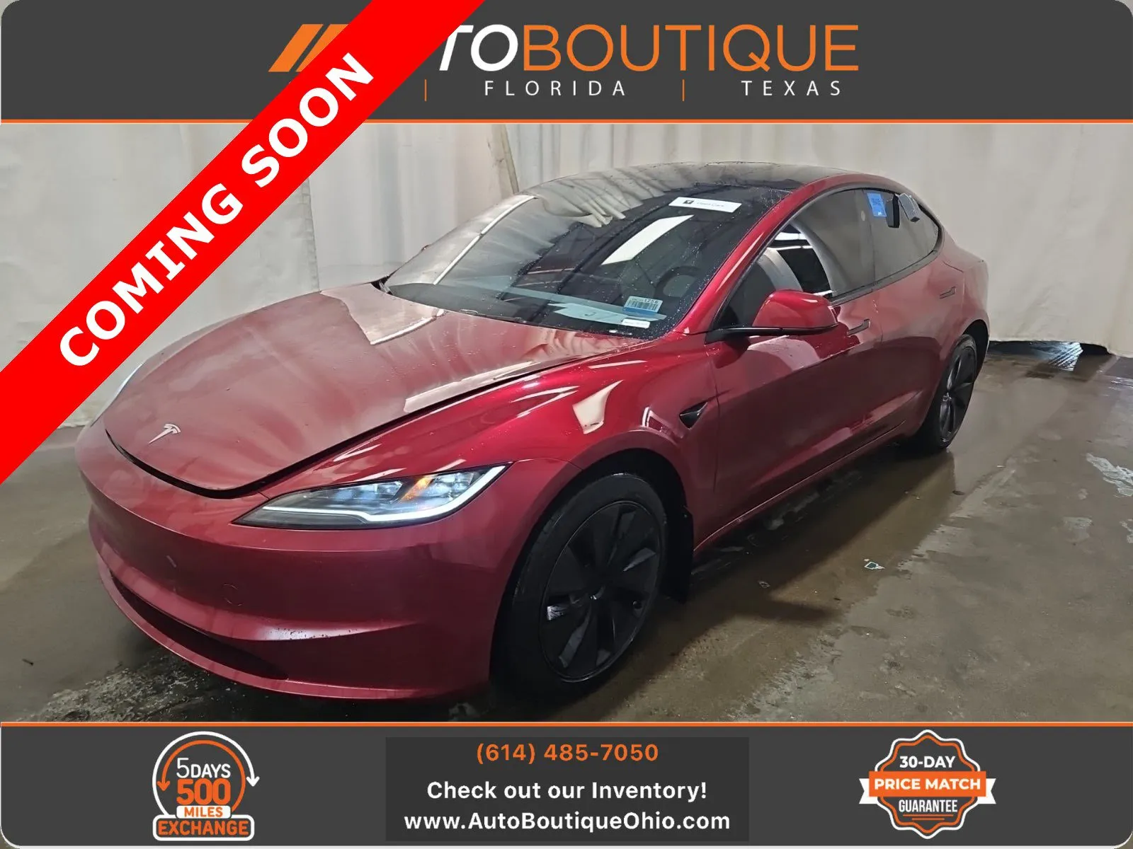 Red 2024 Tesla Model 3 Long Range for sale in Columbus, OH