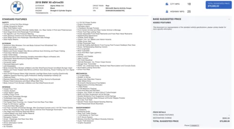 Photos of 2018 BMW X6 sDrive35i for sale in Columbus, OH at Auto Boutique Ohio