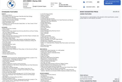 More photos of 2016 BMW 5 Series 535i at Auto Boutique Ohio, OH