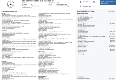 Photos of 2020 Mercedes-Benz GLB 250 for sale in Columbus, OH at Auto Boutique Ohio