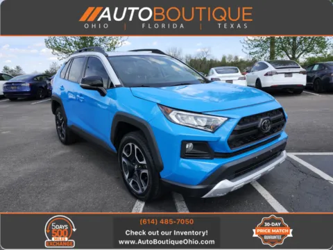 Blue 2019 Toyota RAV4 Adventure for sale in Columbus, OH