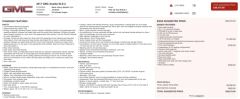 Photos of 2017 GMC Acadia SLE for sale in Columbus, OH at Auto Boutique Ohio