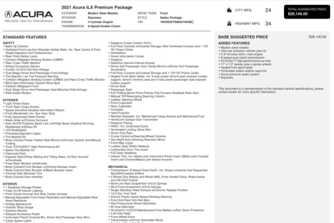 Photos of 2021 Acura ILX w/Premium Package for sale in Columbus, OH at Auto Boutique Ohio