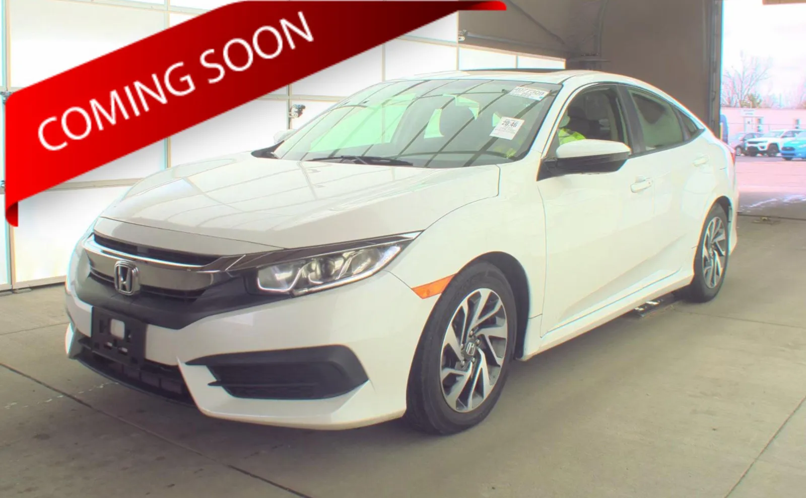 White 2016 Honda Civic Sedan EX for sale in Columbus, OH