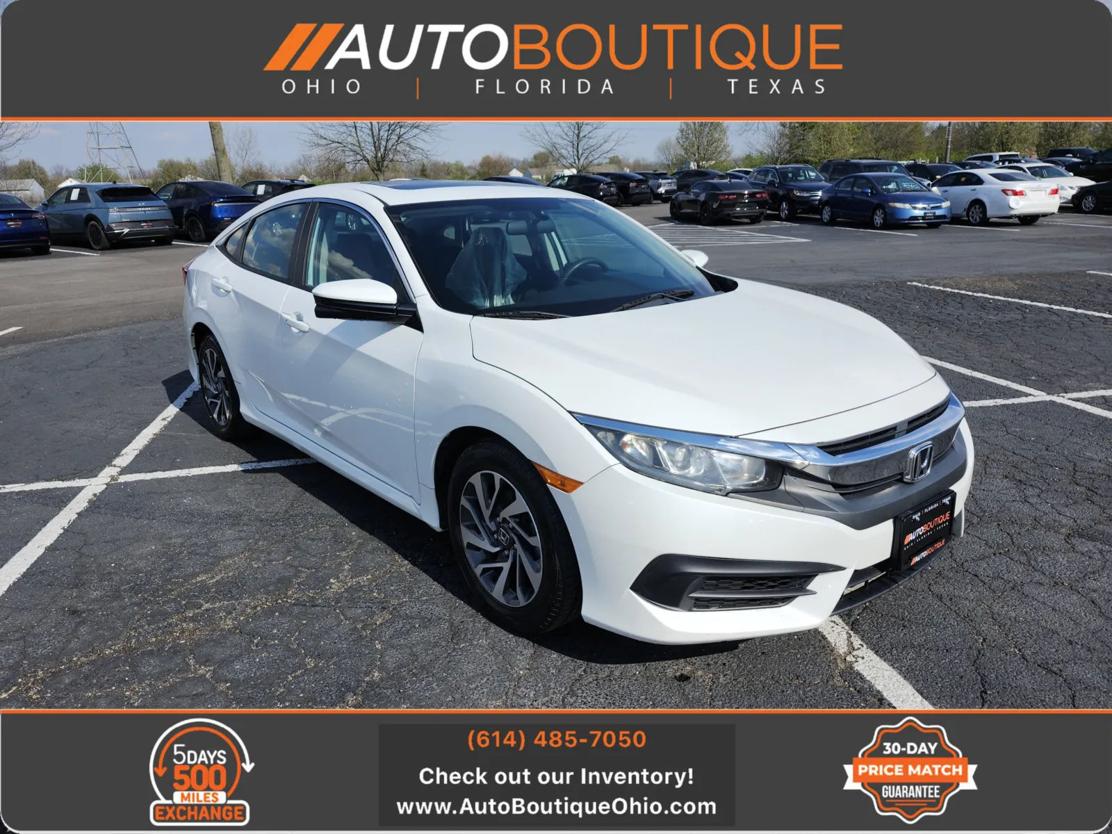 2016 Honda Civic Sedan EX for sale in Columbus, OH