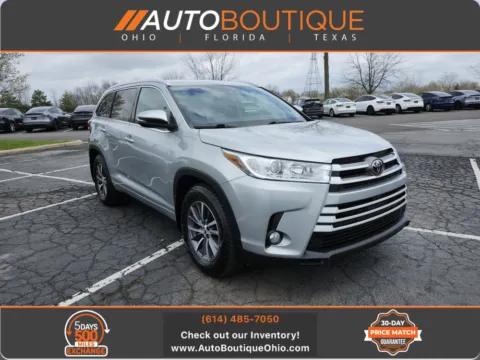Silver 2017 Toyota Highlander XLE for sale in Columbus, OH