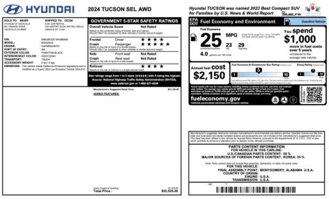 More photos of 2024 Hyundai Tucson SEL at Auto Boutique Ohio, OH