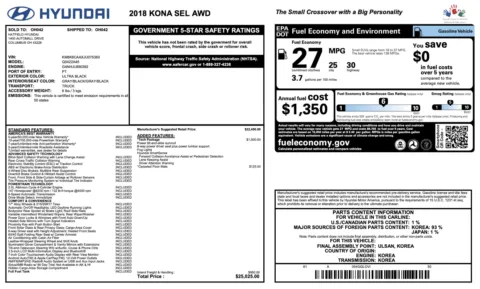 More photos of 2018 Hyundai Kona SEL at Auto Boutique Ohio, OH