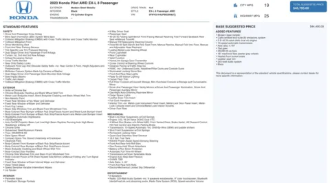 Photos of 2023 Honda Pilot EX-L 8 Passenger for sale in Columbus, OH at Auto Boutique Ohio