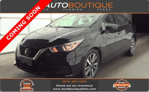 Black 2021 Nissan Versa SV for sale in Columbus, OH
