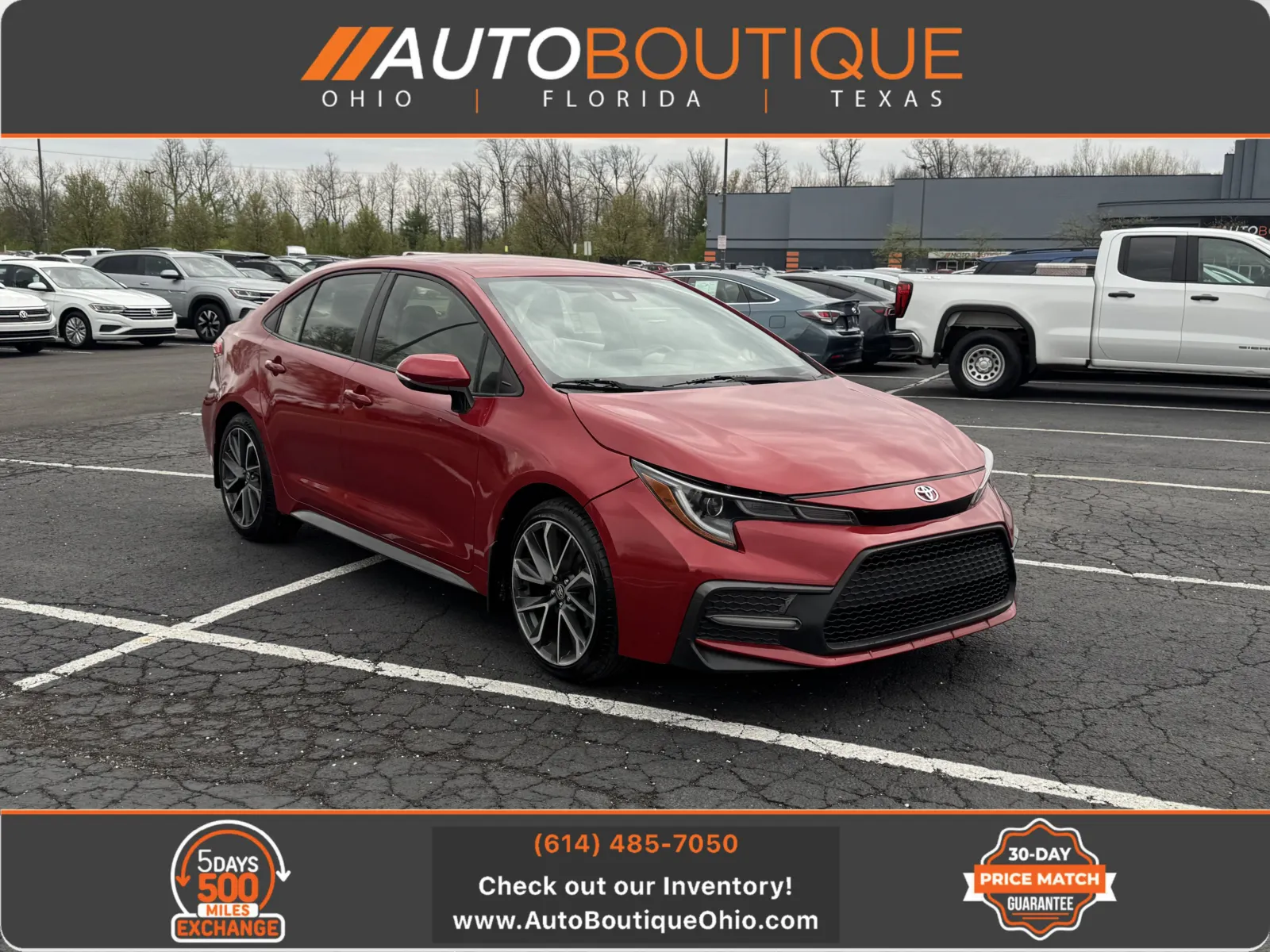 Red 2020 Toyota Corolla SE for sale in Columbus, OH