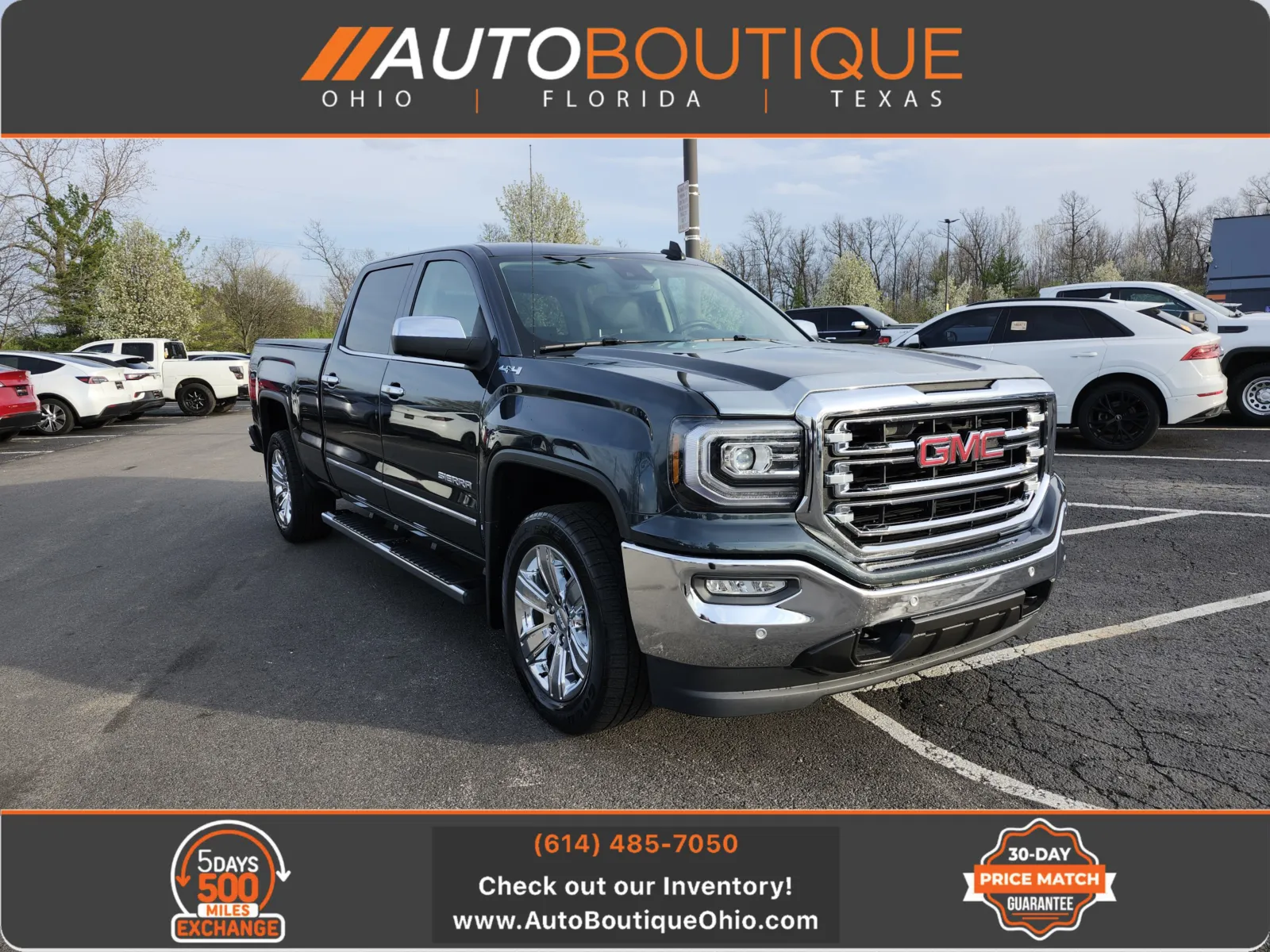 Gray 2017 GMC Sierra 1500 SLT for sale in Columbus, OH