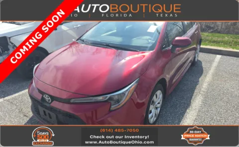 Red 2022 Toyota Corolla LE for sale in Columbus, OH