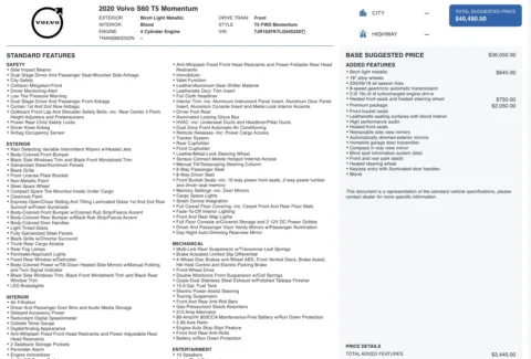 Photos of 2020 Volvo S60 Momentum for sale in Columbus, OH at Auto Boutique Ohio