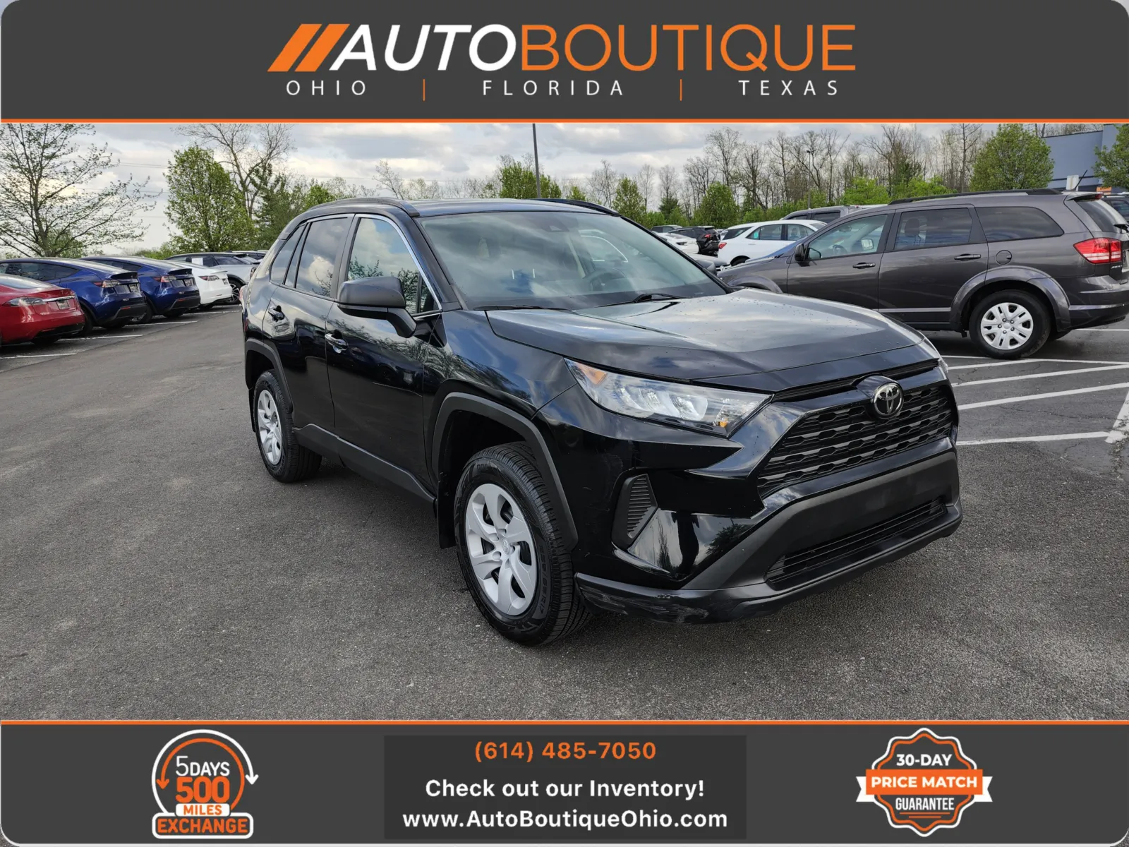 Black 2021 Toyota RAV4 LE for sale in Columbus, OH