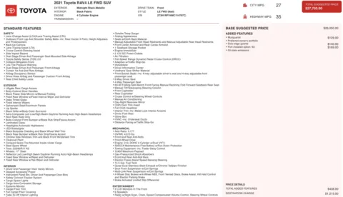 Photos of 2021 Toyota RAV4 LE for sale in Columbus, OH at Auto Boutique Ohio