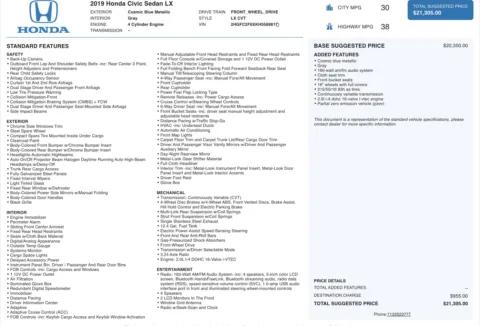 More photos of 2019 Honda Civic Sedan LX at Auto Boutique Ohio, OH