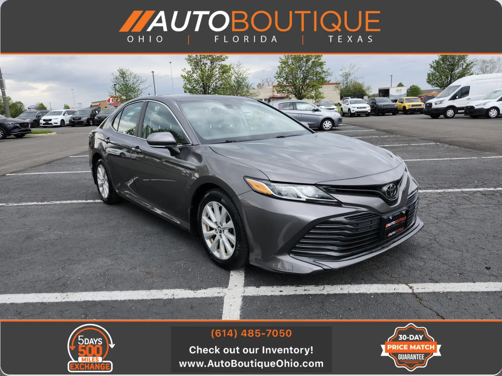 Gray 2019 Toyota Camry LE for sale in Columbus, OH
