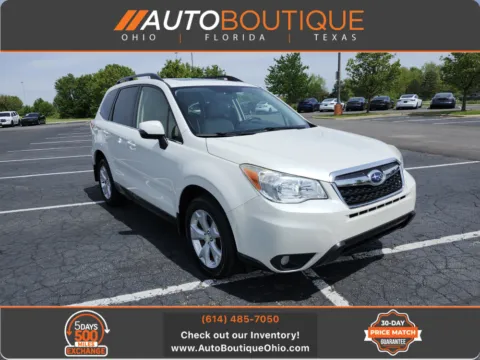 White 2014 Subaru Forester 2.5i Touring for sale in Columbus, OH